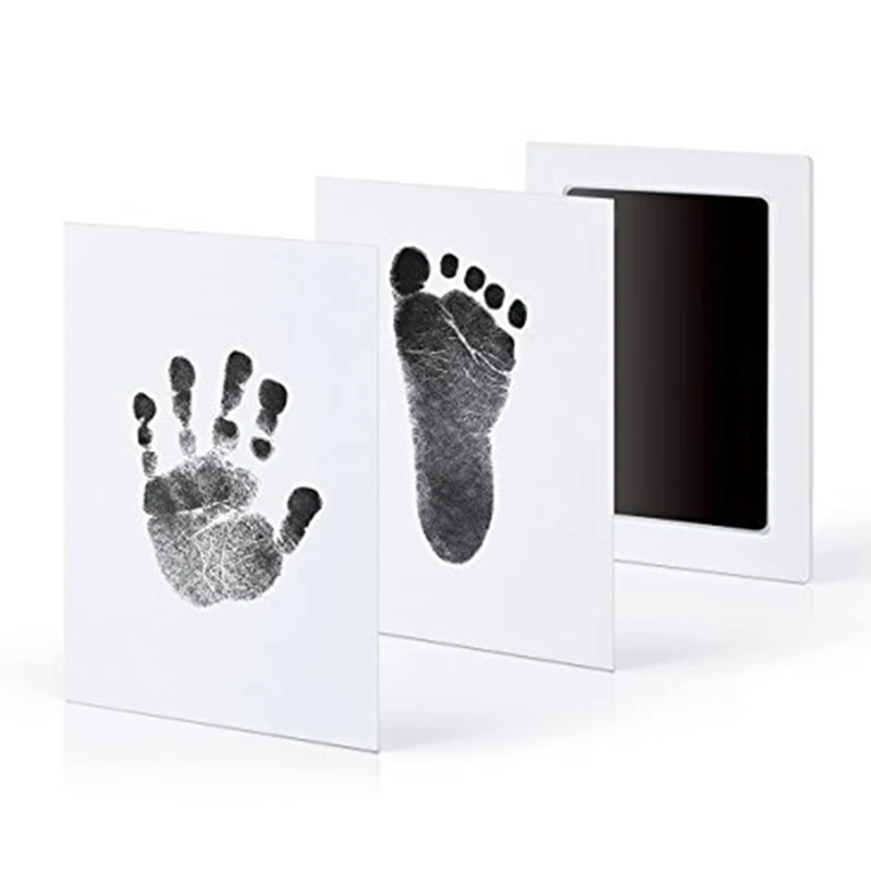 

Baby Care Non-Toxic Baby Handprint Footprint Imprint Kit Baby Souvenirs Casting Newborn Footprint Ink Pad Infant Clay Toy Gifts