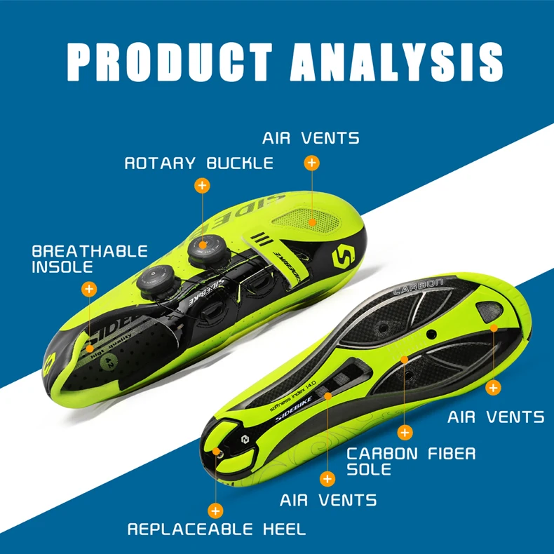 Riding shoes carbon ultralight cycling shoes for spd sl sh11 sidi scarpe ciclismo free shipping self-lock racing road bike shoes
