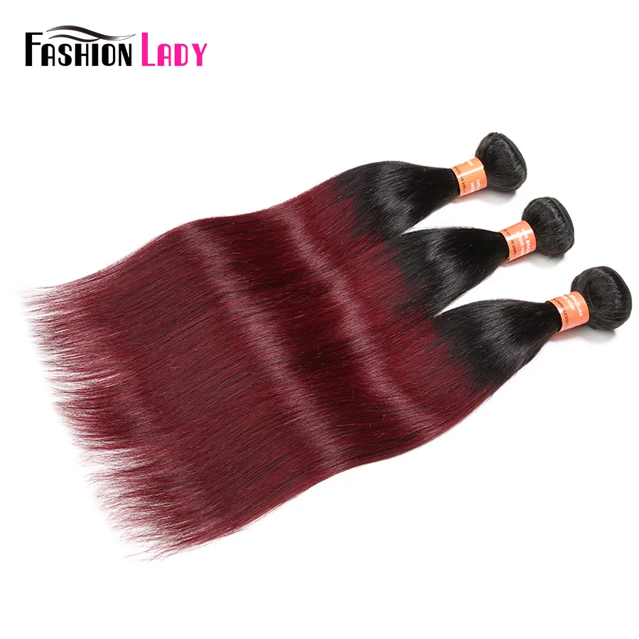 Fashion Lady Pre Colored Ombre Peruvian font b Straight b font font b Hair b font