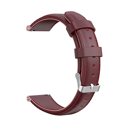 24 мм жирный кожаный ремешок для Suunto 9/Spartan Sport наручные часы HR Baro/D5i/D5/Ambit 3 вертикальные/Траверс быстросъемные Смарт-часы - Цвет: color 7