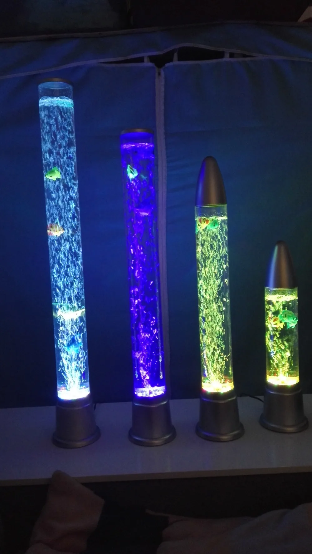 Jellyfish lamp Water column light Feng Shui column Colorful automatic color change