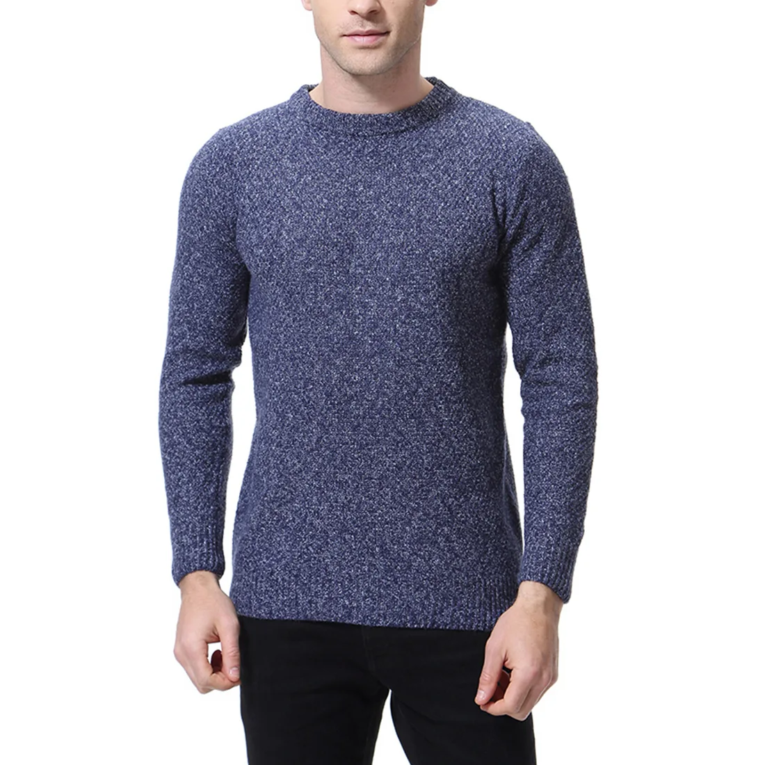 

Sweater Men's Clothing Autumn And Winter New Casual Multi-color Pullover Round Neck Quality Sweater Men's Sweater M-2XL-Y258