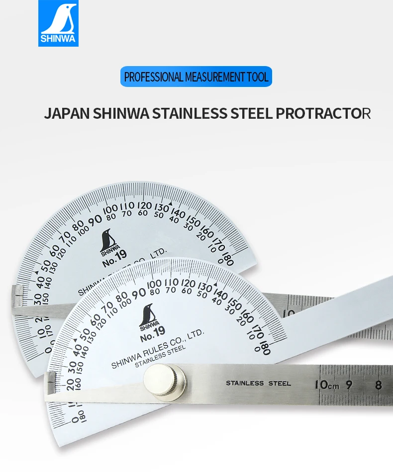 Multi-function Angle Gauge Slant protractor Angle measurement With magnet JAPAN