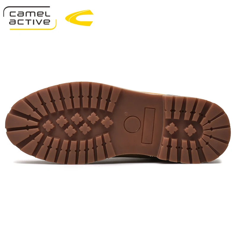 Paseos Oeste Del Botas Corte Masculinas Fresco Cuero Moda Estilo Hombres Libre Aire Amarillo Nueva Camel Active khaki Alta De Los Al Ocasionales Tobillo Split qnvPUU