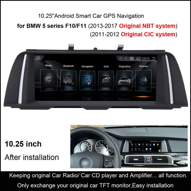 10 25 Android Smart Car Gps Navigation For Bmw 5 Series F10 F11 2017 10 25 Android Smart Car Gps Navigation For Bmw 5 Series F10 F11 2017 With Bluetooth Wifi Mirrorlink Mp5