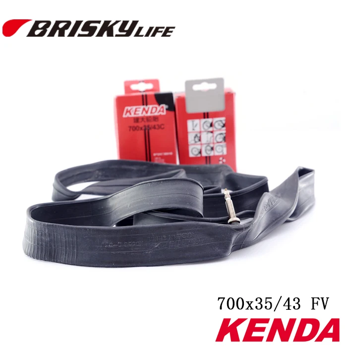 Free shipping Kenda inner tube road bikes 700x35/43 presta valve with