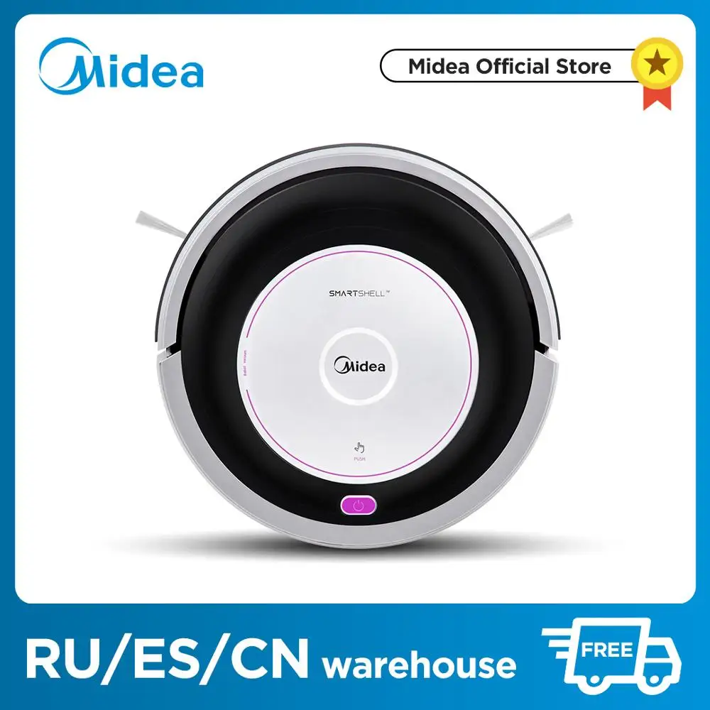 Midea Mr02\01 Robot Vacuum Cleaner With 1000pa Suction,vacuuming And