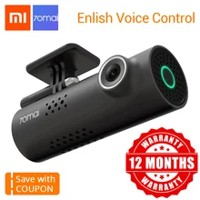 Xiaomi 70Mai видеорегистратор английского языка голос Управление автомобиля Камера