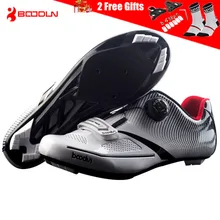 BOODUN 2018 Ultralight Self-Locking Pro Men's Cycling Shoes Road Bike Triathlon Shoes Bicycle Lock Sneakers Zapatillas Ciclismo santic cycling shoes men 2018 self locking mountain bike shoes pro bicycle shoes athletic sneakers zapatillas ciclismo black
