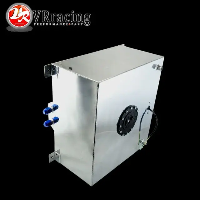VR RACING 60L Aluminium Fuel Surge tank with sensor Fuel cell 60L with Cap foam inside
