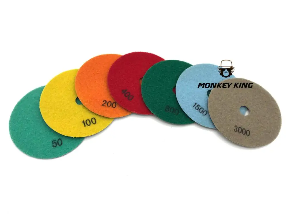 125mm Dry Diamond Polishing Pads for Granite Marble (2)