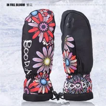 1 Pair Quality Winter thermal Ski Gloves Waterproof Cool resistant Snowboard gloves Men Womens guantes for