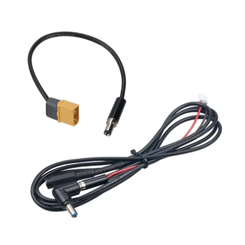 

RJXHOBBY FPV Drone Dc5.5x2.1mm Battery Silicone Wire Extension Line for Fatshark Goggles RC Models Spare Part DIY Accs