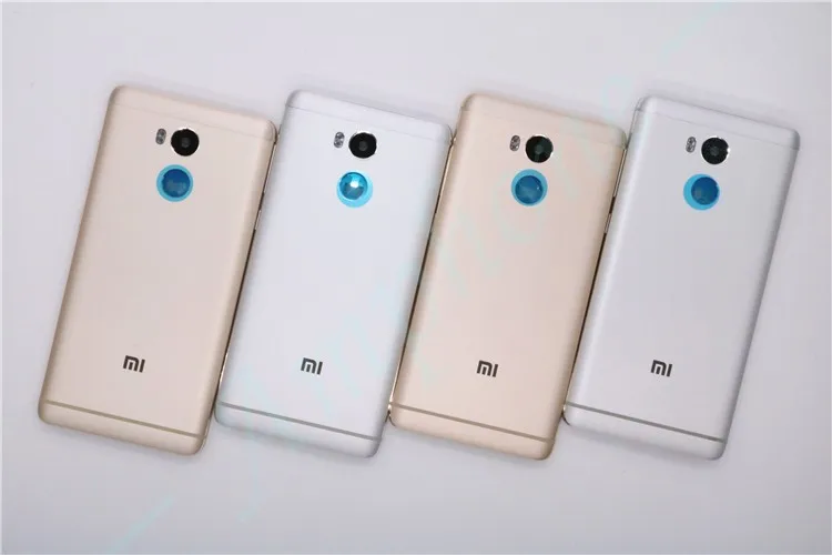 

Original For Xiaomi Redmi 4 Pro Spare Parts Back Battery Cover Door Housing + Side Buttons + Camera Flash Lens Replacement