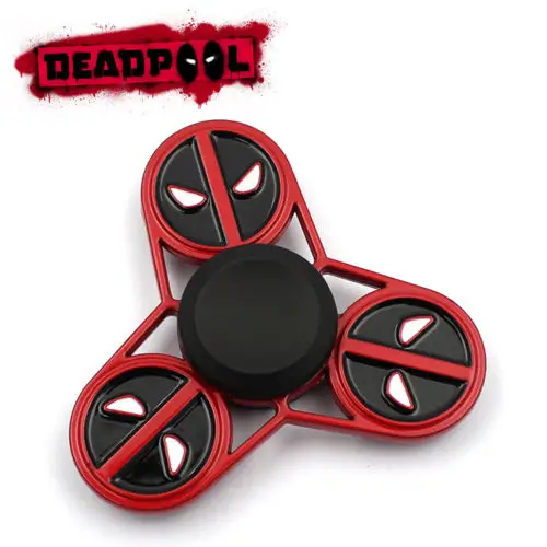 Marvel Мстители ручной Спиннер Deadpool Fidget Spinner Figet Спиннер EDC Finger кубик-Спиннер EDC Антистресс игрушка анти-Тревога подарок