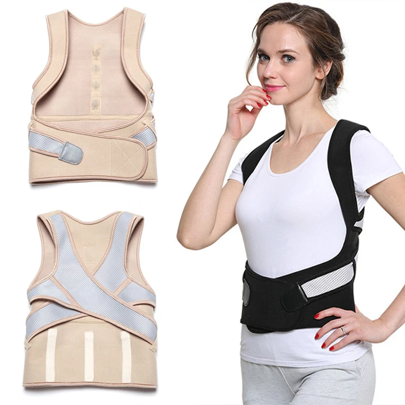 

New Product Steel Plate Magnetic Correcting Kyphosis Belt Orthopedic Posture Corrector Brace Lower Back Shoulder Support Belts