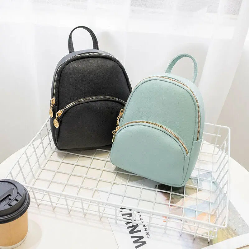 

New Designer Fashion Women Backpack Mini Soft Touch Multi-Function Small Backpack Female Ladies Shoulder Bag Girl Purse