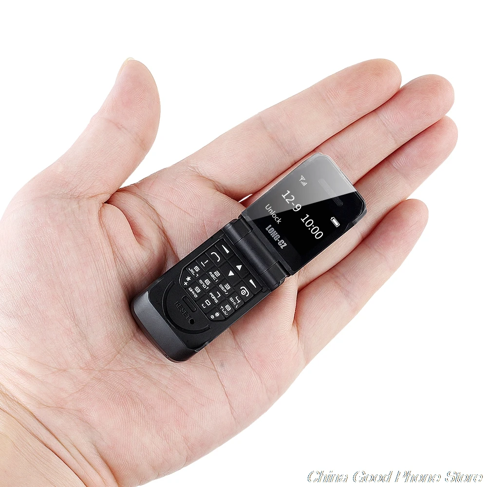 Мини флип мобильный телефон LONG CZ J9 0 66 &quotмаленький сотовый Беспроводной Bluetooth FM