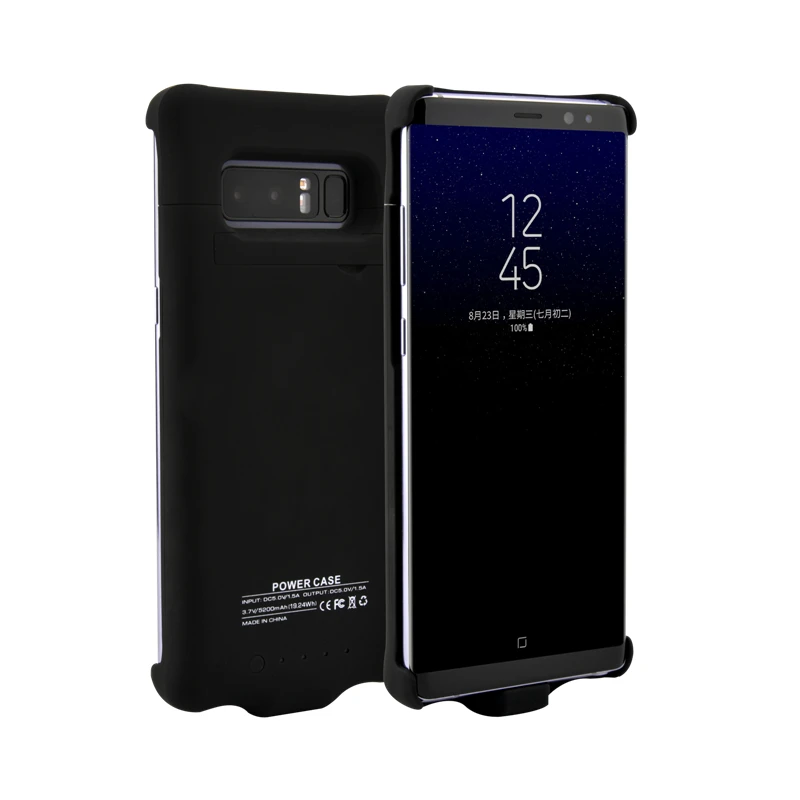 

5200mAh Battery Charger Case For Samsung Galaxy Note 8 Battery Case Power Bank Pack External Charger Cover For Samsung Note 8
