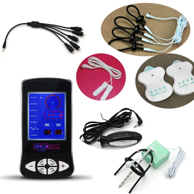 Electro Shock Toys For Men S Catheters Ring Mage Electro Shock Toys For Men S Catheters Ring Mage Pads Plug Medical Themed Electric Kits