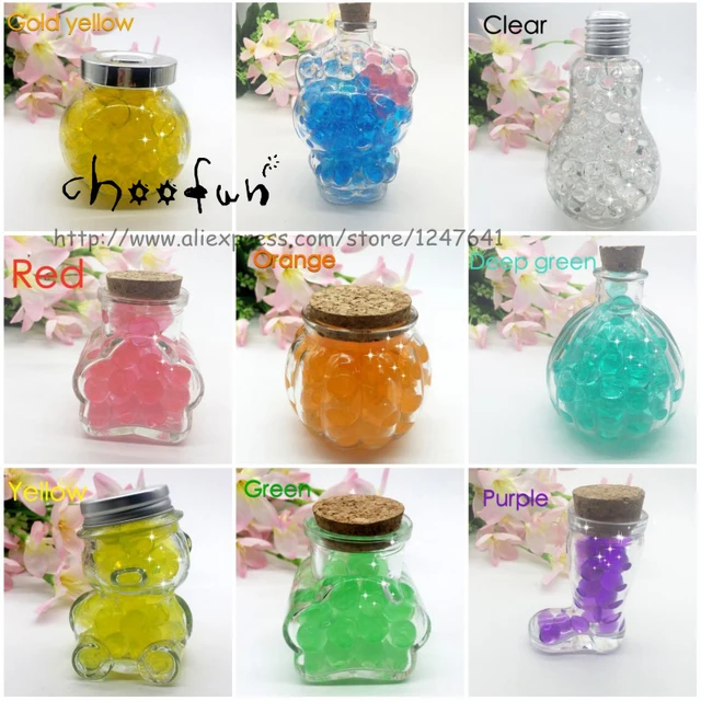 50g/lot 2.5 3mm Magic Hydrogel Beads Flower Water Gel Beads Mud Wedding