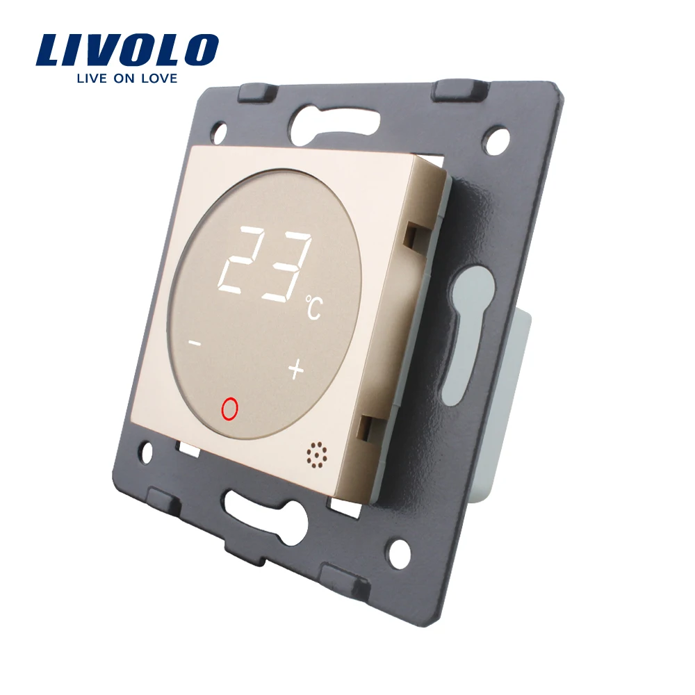 Livolo termostato estándar de la UE de Control de la temperatura (sin panel de vidrio) calefacción dispositivo AC 110-250 V C7-01TM-11 - 3