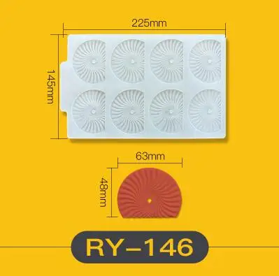 19 стилей на выбор, DIY 3D силиконовая форма, инструмент для украшения торта, силиконовая форма для рукоделия в форме торта, форма для шоколада, Декор, форма для кексов, трафарет для выпечки - Цвет: 146