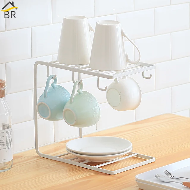Special Offers 6 Hooks Cup Holder Stand On Kitchen Cabinet Shelf Storage Rack Organizer Stainless Iron Multifunction Kitchenware Organizer Special Offers 6 Hooks Cup Holder Stand On Kitchen Cabinet Shelf Storage Rack Organizer Stainless Iron Multifunction Kitchenware Organizer
