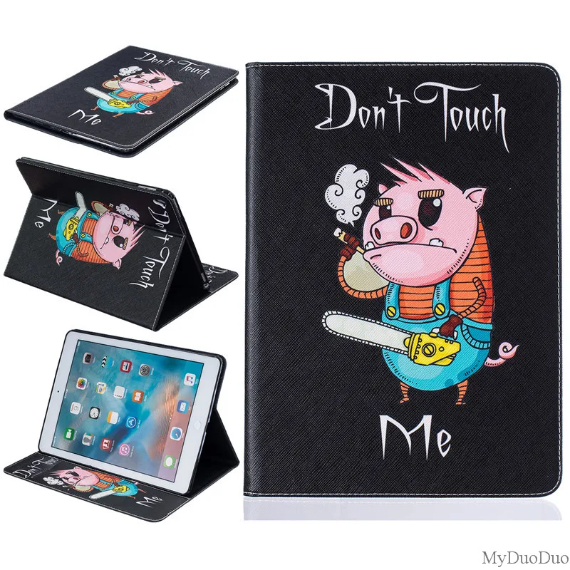 Cute Bear Case PU Leather For Ipad Pro 9.7 Case for Ipad Pro Mini Butterfly Flower Stand Tablet Cover 9.7 Inch Wallet Fip Cases (57)