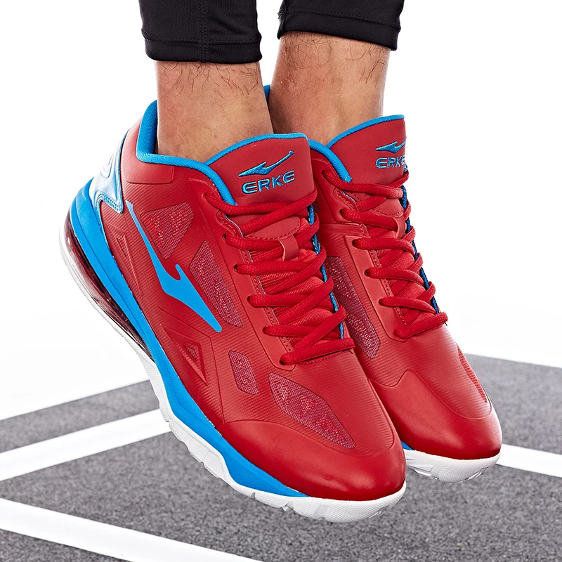 Erke hombres originales profesional Zapatillas de baloncesto hombre de deporte Zapatos traniers sneakers zapatos de baloncesto Encaje rojo 2017