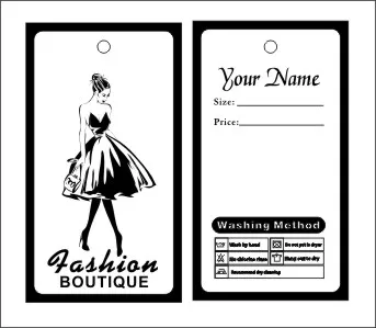 custom 500PCS top grade clothes tags s ,print your logo on tags 300gsm  Paper free design and free shipping