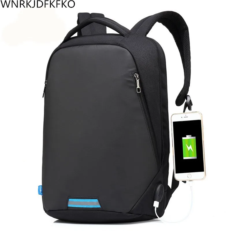 

Men's Backpack 15-inch USB Charge Laptop Backpack Men's Business Rain Casual College Student Schoolbag Women Fashion Backpack