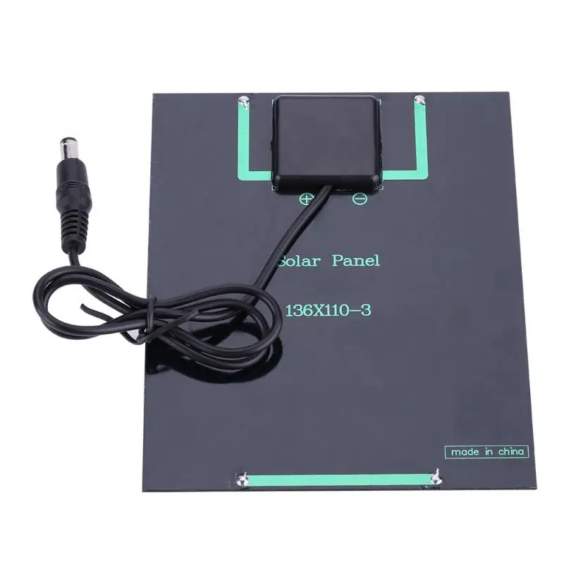 

1 Pcs Polysilicon Solar Panel DC5521 Output 2W 6V Polysilicon Solar Panel Charging Module Power Supply For Lamps