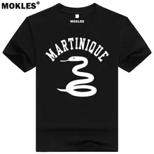 MARTINIQUE t shirt diy free custom made name number mtq t-shirt nation flag mq french country college university print clothing