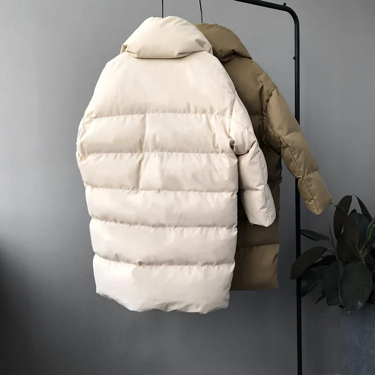 Women Maxi Down Puffer Fashion Bread Coat Parka