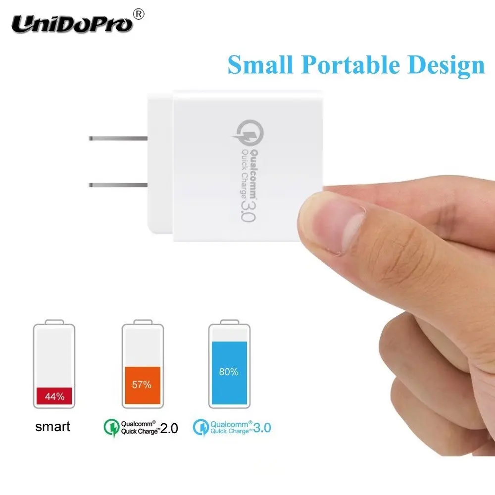 Зарядное устройство UNIDOPRO Quick Charge QC 3,0 18 Вт US EU Plug AC для Teclast X70 R 3g, X89 Kindow, X80 power Pro Plus Fast Wall Chargeur