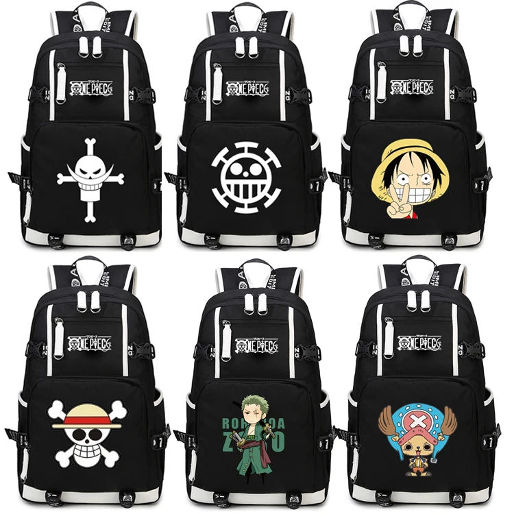 Anime Een Stuk Luffy Rugzak Cosplay Zoro Chopper Law Canvas Tas Schooltas Reistassen Anime Een Stuk Luffy Rugzak Cosplay Zoro Chopper Law Canvas Tas Schooltas Reistassen
