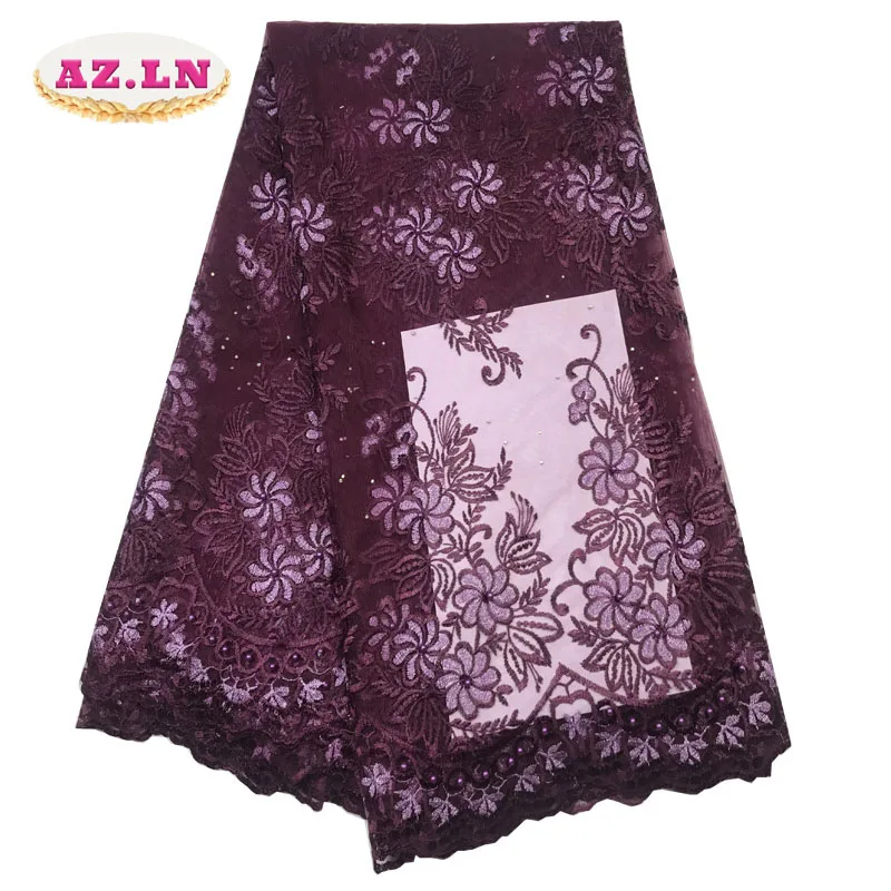 

Swiss Lace Materials African Net cord Lace High Quality French Lace Fabric nigerian 2019 red Latest Embroidery Net Lace Fabric