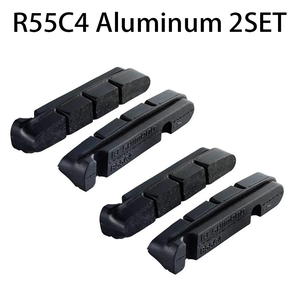 2 пары SHIMANO R55C4 v тормозные колодки для шоссейных велосипедов/диски из алюминиевого сплава Dura-Ace/Ultegra/105 R8000 6800 - Цвет: R55C4 2 SET NO BOX