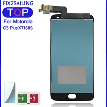 Для Motorola Moto G5 Plus XT1686 XT1681 XT1683 рабочий ЖК-дисплей сенсорный экран дигитайзер сборка Замена