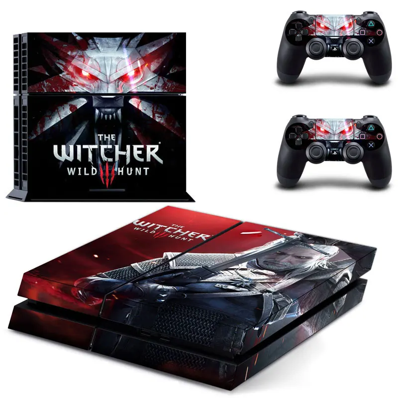 

The Witcher 3 Wild Hunt Meat of Gear PS4 Skin Sticker Decal Vinyl for Playstation 4 Console and 2 Controllers PS4 Skin Sticker