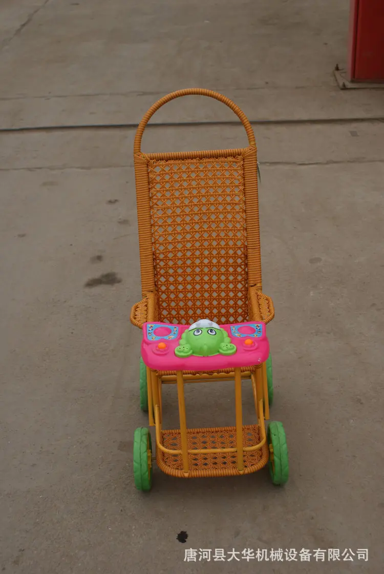 Бутик четыре круглые портативные Ротанговые детская коляска детская летняя тележка