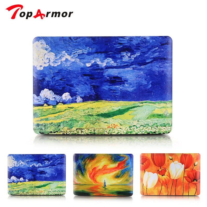

TopArmor ColorfulHard Case Art Pattern Print Frosted for MacBook Air 13 inch pro retina1534 15 inch A1278 A1425 A1398 A1286