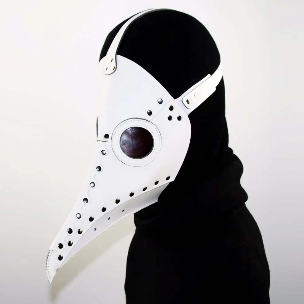 

New Arrival Dr. Beulenpest Steampunk Plague Doctor Mask PU Leather Birds Beak Masks Halloween Cosplay Carnaval Costume Props