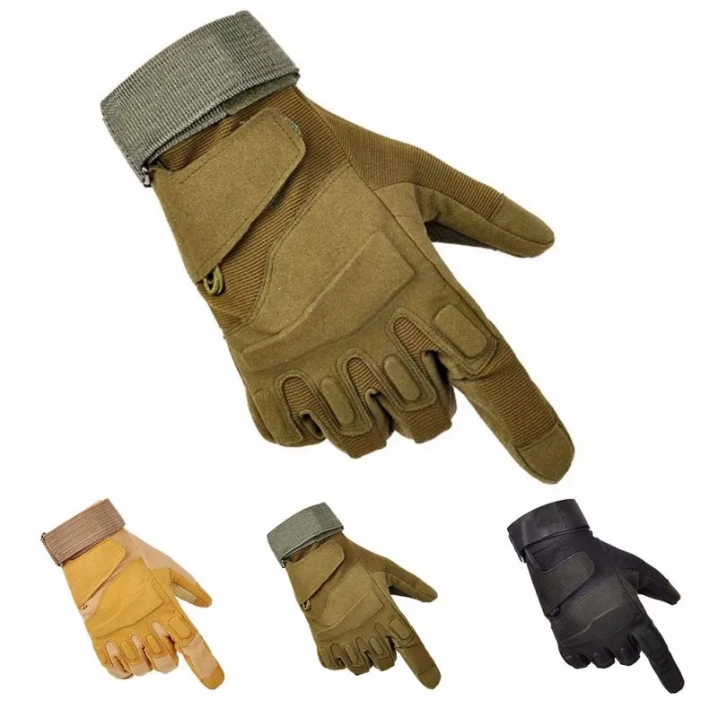 Армейские тактические перчатки для спорта на открытом воздухе Полный палец армейские Перчатки Нескользящие углеродное волокно варежки Поле Аксессуары для операции