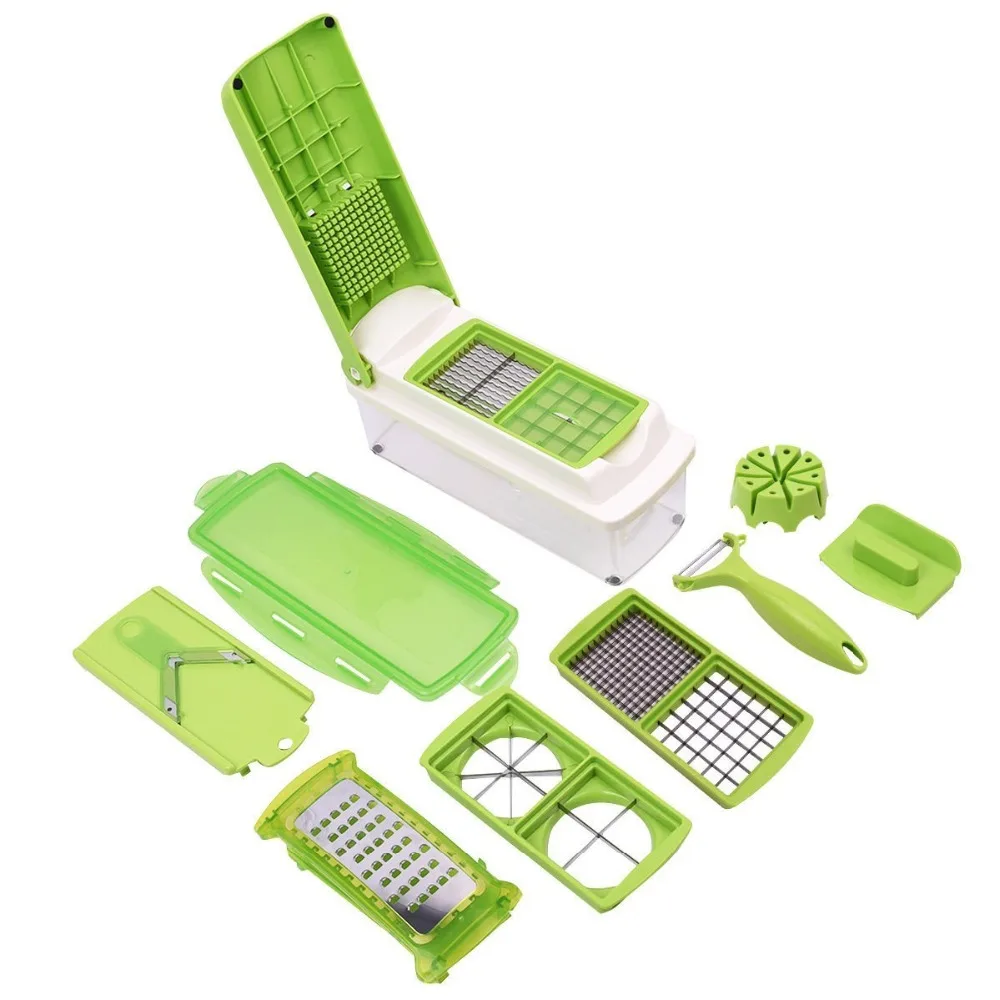 12 Pcs Vegetable Fruit Peeler Cutter Multi Chopper Slicer Fruit Vegetable Tools Kitchen Tools For Fruit
