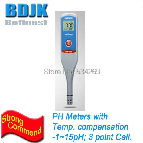 

-1~15PH Pen Type Digital PH Meters with Temperature Display & 3 Points Auto Calibration