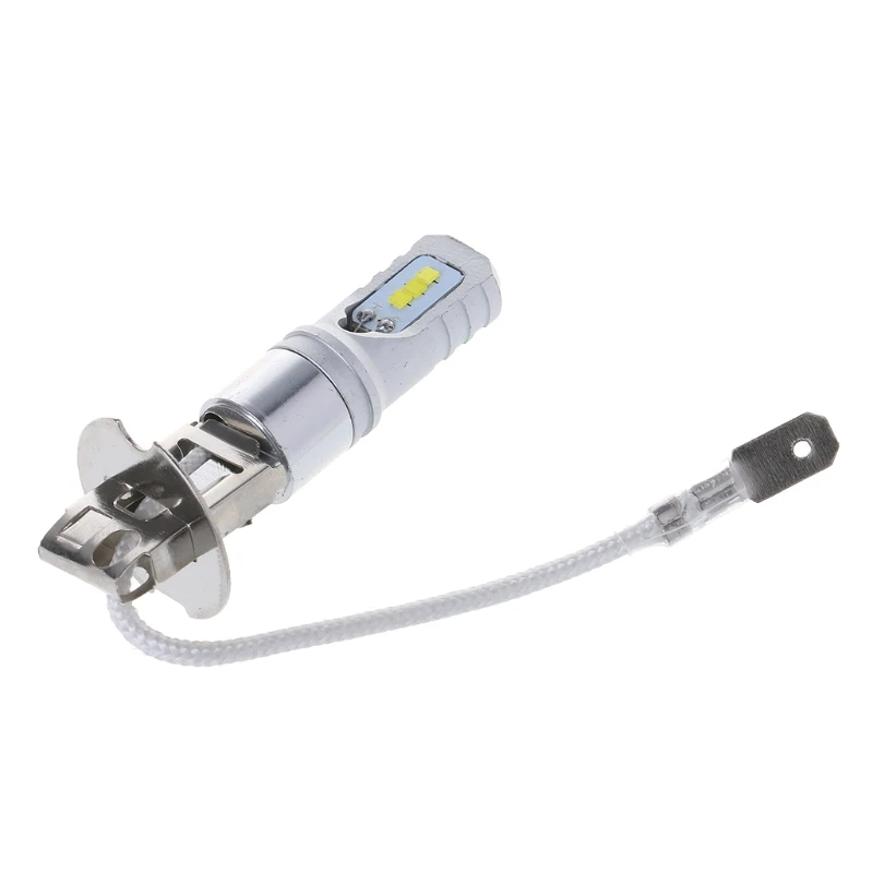 Car-Styling Super Bright H3 LED Car Signal Light Turn Light Brake Light 80w DC12V-24V 6000K White 2018 Automobiles DRL Lamps