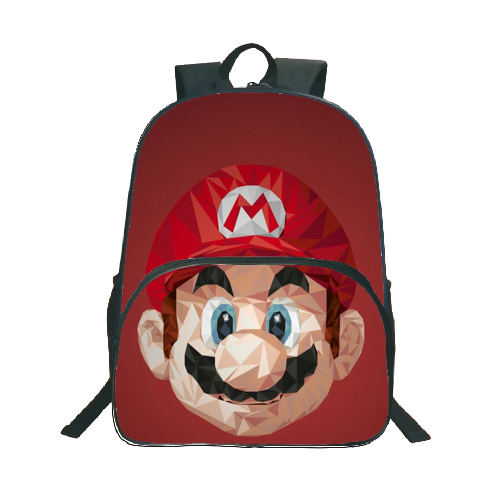 Красивый рюкзак Супер Марио, студенческие сумки для мальчиков и девочек, Модный популярный школьный рюкзак с рисунком для подростков, повседневный рюкзак, подарки на день рождения - Цвет: 18