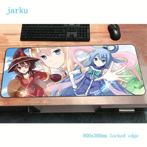 Megumin Mouse Pad Gamer Beautiful 800x300x2mm Notebook Mouse Mat Gaming Mousepad Domineering Pad Mouse PC Desk Padmouse Mats